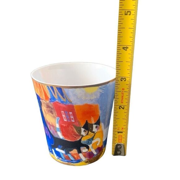 Vintage Goebel Germany Rosina Wachtmeister Passiggiata Cat Tea Light Holder - Picture 4 of 9